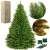 Springos® artificial Scandinavian spruce Christmas tree, 180 cm tall, with stand and packaging