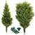 Springos® artificial Scandinavian spruce Christmas tree, 180 cm tall, assembled and disassembled, with stand