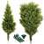 Springos® artificial Scandinavian spruce Christmas tree, 180 cm tall, assembled and disassembled, with stand