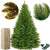 Springos® artificial Scandinavian spruce Christmas tree, 180 cm tall, with stand and packaging