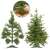 Springos Ct0174 90 cm Artificial Spruce Christmas Tree with stand, with close-up of needles