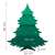 Springos Ct0174 90 cm Artificial Spruce Christmas Tree dimensions illustration