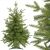 Springos 90cm natural mini spruce Christmas tree with branch detail
