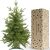 Springos 90cm natürliche Mini-Fichte Weihnachtsbaum mit Karton