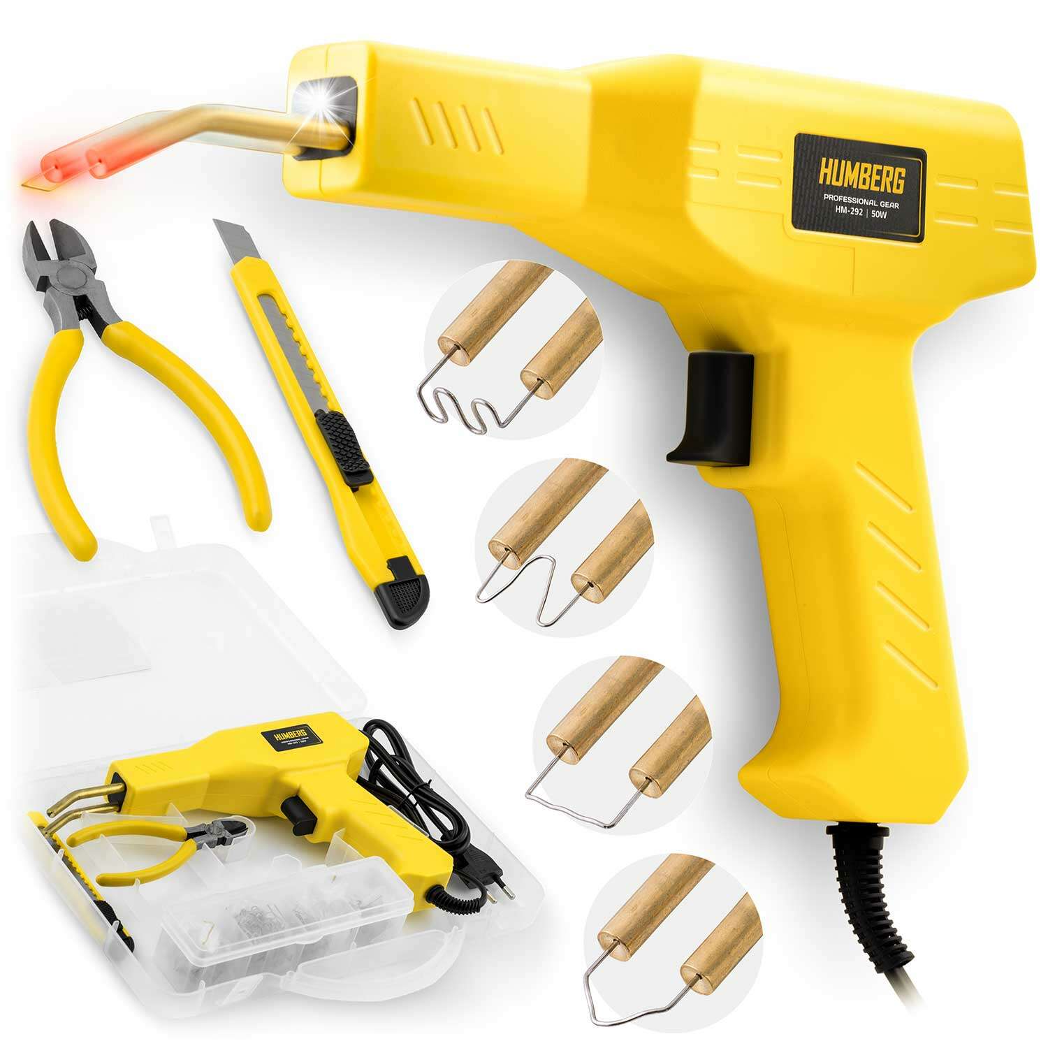 Humberg műanyag Hegesztőgép 50W - Sárga