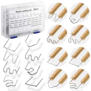 Humberg Tűzőkapocs készlet műanyag hegesztőhöz 800db - Ezüst