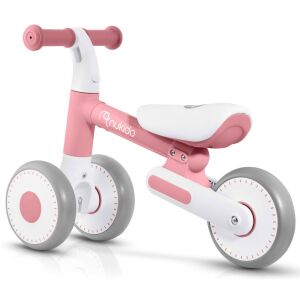 Nukido gyermek Futóbicikli - Fehér, Rózsaszín 