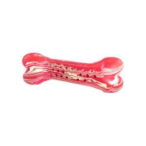 KidDog HipHop Dog Toy, Antibacterial Bone, Beef Flavor, Rubber, 13.5 cm - Dog Toy