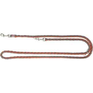Trixie Lesa Cavo Coarda adjustable dog leash, orange and gray, 2.00 m/12 mm - Pet Care