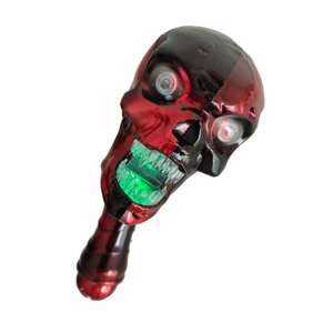 Halloween hordozható koponya fej hang és fény effektekkel