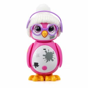 Csupaszív Mini Pingwin interaktywna zabawka, różowy, z czapką i okularami - Interaktywna gra dla dzieci, LEGO DUPLO, Indiański namiot, Gra rozwojowa dla małych dzieci, Interaktywny pluszak i Plusz