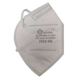 Mască de protecție FFP2, Flippy, CE 0370, albă, vedere din față - Mască pentru gură