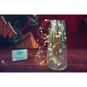 Flippy Christmas 5 meter copper wire fairy lights with 50 LED lights, USB powered, remote control with 32 functions, multi-color RGB, indoor use - Christmas