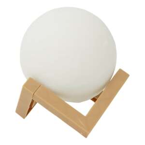 Flippy 3D Moon Night Light, warm white, battery operated, with stand, 8 cm - Decorative Lamp