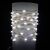 Flippy cool white LED string lights wrapped around a cylinder