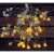 Flippy 10m 80 LED warm white star-shaped string lights, battery powered, indoor/outdoor use