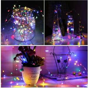 Multicolor copper wire fairy lights, 250 LED, 25 meters long, 8 lighting modes, Flippy brand, usage examples - Christmas
