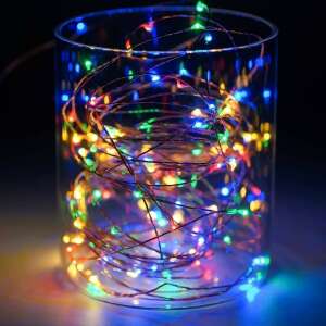 Multicolor copper wire fairy lights, 40 meters long, 400 LEDs, perfect for decorating your home or garden - Christmas