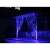 Flippy kék LED függöny fényfüzér, 120 LED, 2m x 1m, 8 fényjáték, IP44, beltéri/kültéri
