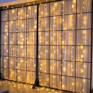 Flippy Christmas LED Curtain Lights in Window - Christmas
