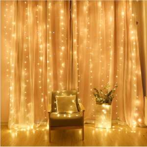 Флипи 480 LED завеси за светлина, Топла бяла, с мигане, IP44, Вътре/Вън, 4m x 2m - Lightshine