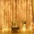 Flippy 4m x 2m Christmas Curtain Lights - Warm White LED String Lights Room Decor