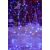 Flippy blue LED curtain lights for Christmas decoration