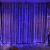 Flippy blue LED curtain lights for window decoration