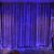 Flippy blue LED curtain lights for room decoration