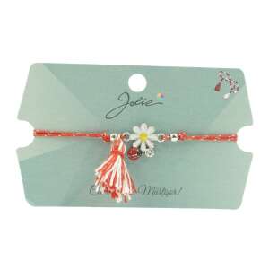 Jolie Daisy Tassel Bracelet with ladybug and bell charm - Women's Accessory