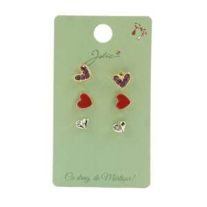 Set 3 Perechi Cercei Inimioare 107630763 - Bijuterii pentru femei