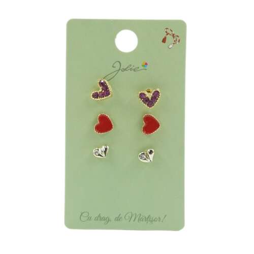 Set 3 Perechi Cercei Inimioare 107630763