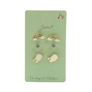 Set 3 Perechi Cercei Curcubeu, Piatra, Oita 107630765 - Bijuterii pentru femei