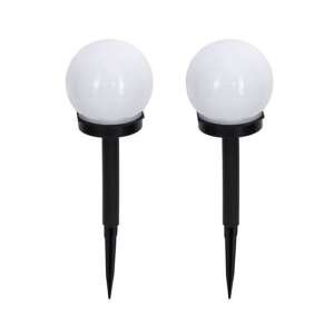 Set 2 lampa solara LED, Sferica, Tip Glob KipHome, Diametru 10 cm, Multicolor 107633093 - Lanternă solară