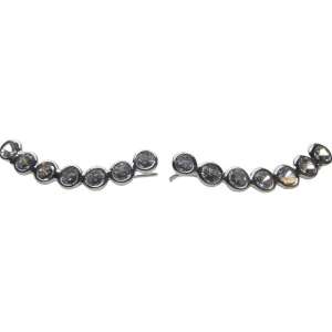 Cercei climber din argint cu pietre, argint 925, Jolie Silver - Cercei damă