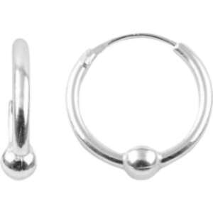 Cercei creole din argint 925 10 mm Biluta - Cercei damă