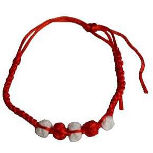 Bratara Handmade Jolie Alb-Rosu 107633190 - Brățări dame