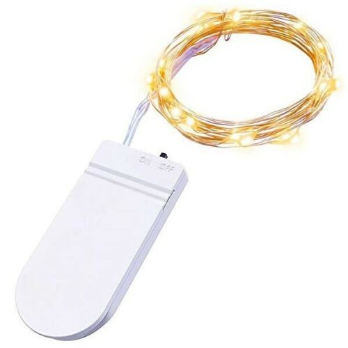 Flippy Karácsonyi LED Fényfüzér - 5m, 50 LED, Meleg Fehér, Elemes 