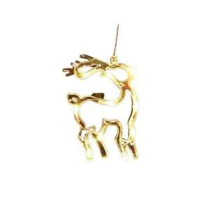 Reindeer shaped Christmas light decoration with warm white LED lights, 18x13 cm, with suction cup, for window decoration - Christmas Decoration