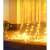 Flippy curtain fairy lights, warm white, 3m x 1m, 100 LED, with remote control and USB power, decorating a living room