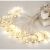 Warm White LED Curtain String Lights - USB Powered