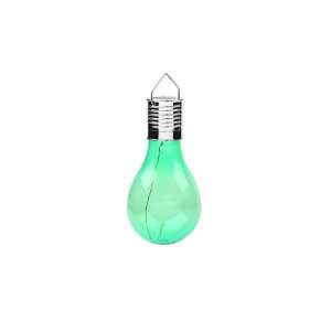 Lampa Solara LED Decorativa sub forma de Bulb, pentru exterior, suspendata, IP65, Ultron Verde, KipHome 107633713 - Lanternă solară