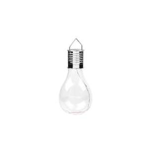 Lampa Solara LED Decorativa sub forma de Bulb, pentru exterior, suspendata, IP65, Ultron Transparent, lumina calda, KipHome 107633876 - Lanternă solară