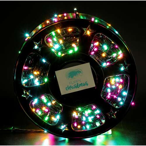 Flippy 100m színes LED fényfüzér 1000 LED-del - Szezonális dekoráció