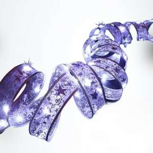 Golden Flippy Christmas LED ribbon, 20m long, 200 LED, battery powered, cold white - Home & Garden