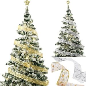 Golden Flippy Christmas LED ribbon light decorating Christmas trees, warm white - Flippy String Light