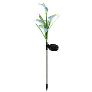 LED solar powered garden lamp with 5 lily flowers, 75 cm high, Flippy brand - Nonbrand Solar lantern