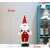 Santa Claus Christmas decoration, 55cm tall, plush fabric, standing, size reference