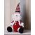 Karácsonyi Mikulás Decoration 55cm, Sitting Santa Claus Figurine, Christmas Decor