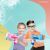 Flippy Water Gun, Tank, for Pool/Beach, 6+ years, 3 nozzles, blue, 300 ml 107634941